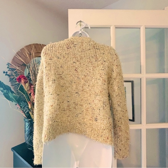 Anthropologie Maeve Twinkle Cropped Cardigan XS NWT - Picture 8 of 11